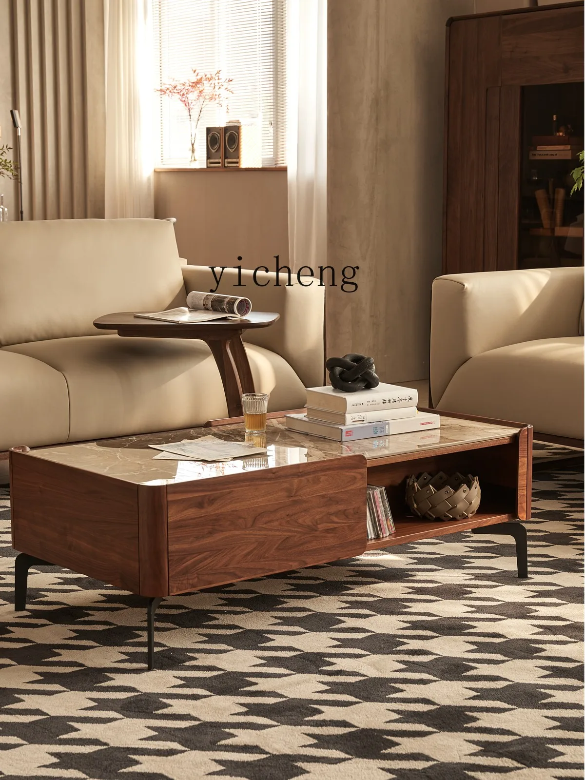 LX Coffee Table Solid Wood Tea Table Rectangular Living Room Small Apartment Double-Sided Storage
LX Coffee Table Solid Wood Tea Table Rectangular Living Room Small Apartment Double-Sided Storage