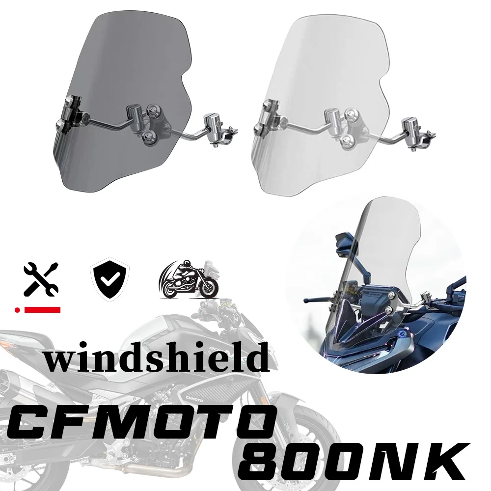 Для CFMOTO 800NK переднее лобовое стекло прозрачное лобовое стекло 800nk NK 800 
Для CFMOTO 800NK переднее лобовое стекло прозрачное лобовое стекло 800nk NK 800