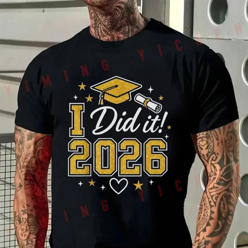 I Did It Graduation 2026 Graduate Class Of 2026 Celebration Print Motorcycle Tshirt Cotton Short Sleeve O-Neck Tops
I Did It Graduation 2026 Graduate Class Of 2026 Celebration Print Motorcycle Tshirt Cotton Short Sleeve O-Neck Tops