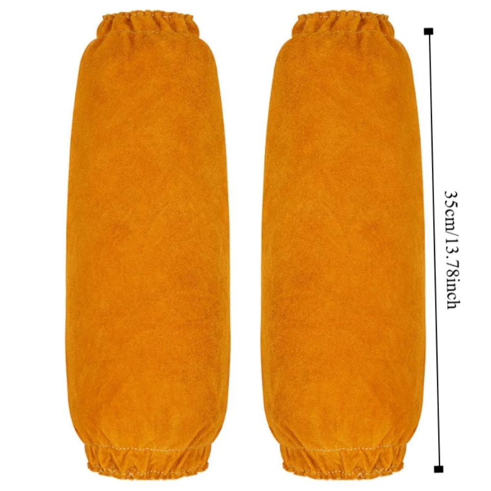 Heat Resistant Welding Sleeve Cover Cowhide Leather Soft Arm Protection Sleeves Sturdy Comfortable Gardening Sleeves
Heat Resistant Welding Sleeve Cover Cowhide Leather Soft Arm Protection Sleeves Sturdy Comfortable Gardening Sleeves