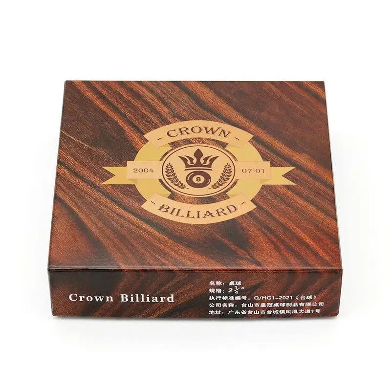 Factory Direct Price High Quality 57.2mm 2-1/4'' Billiard Game Pool Ball 16pcs/box for Sale
Factory Direct Price High Quality 57.2mm 2-1/4'' Billiard Game Pool Ball 16pcs/box for Sale