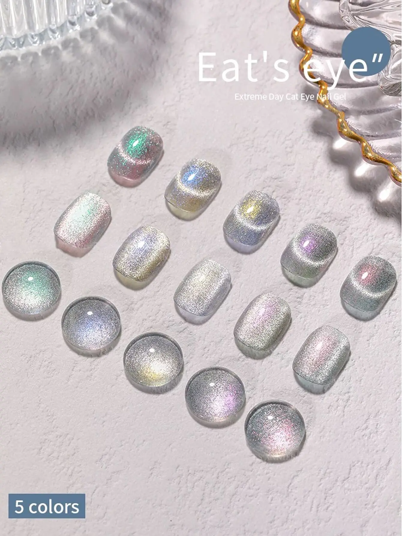 12ml 1-5pcs Aurora Glass Bead Cat Eye Gel Polish Vernis Semi Permanent Glitter Cat Eye Polish DIY Nail Art Soak Off LED UV Gel
12ml 1-5pcs Aurora Glass Bead Cat Eye Gel Polish Vernis Semi Permanent Glitter Cat Eye Polish DIY Nail Art Soak Off LED UV Gel