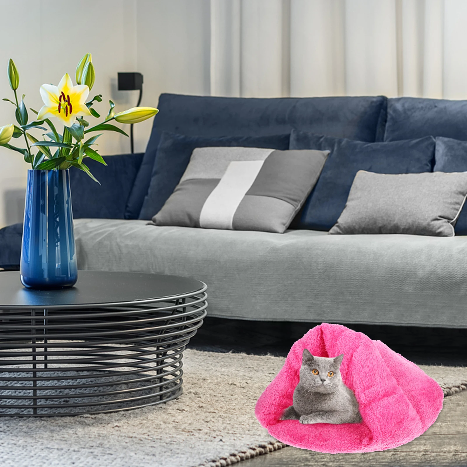 Portable Cat House Small Size Beige Cozy Warm for Cats Dogs Rabbits Indoor Pet Nest Breathing Dog Bed Puppy Sleeping Bed Pet
Portable Cat House Small Size Beige Cozy Warm for Cats Dogs Rabbits Indoor Pet Nest Breathing Dog Bed Puppy Sleeping Bed Pet