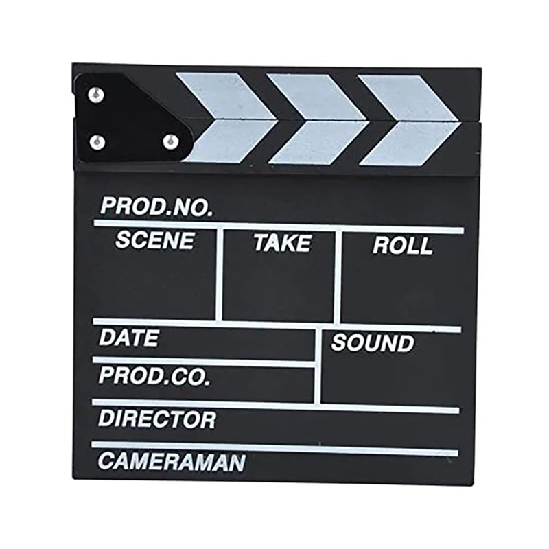 Director Video TV Movie Film Board Wooden 20 x 20 cm Professional Fashion Portable
Director Video TV Movie Film Board Wooden 20 x 20 cm Professional Fashion Portable