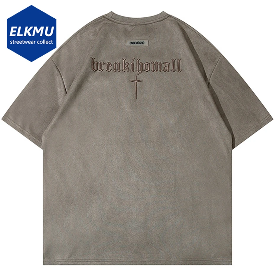Hip Hop Suede T Shirts Letter Embroidery Oversized Harajuku Streetwear Tshirts 2023 Men Summer Loose Casual Tee Shirt Tops
Hip Hop Suede T Shirts Letter Embroidery Oversized Harajuku Streetwear Tshirts 2023 Men Summer Loose Casual Tee Shirt Tops
