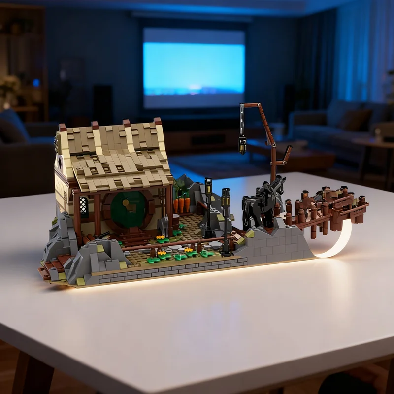 1033pcs MOC Bucklebury Ferry Hobbit Lord Rings The Model Building Blocks Creative DIY Gift Display Decor Assemble Premium Adult
1033pcs MOC Bucklebury Ferry Hobbit Lord Rings The Model Building Blocks Creative DIY Gift Display Decor Assemble Premium Adult