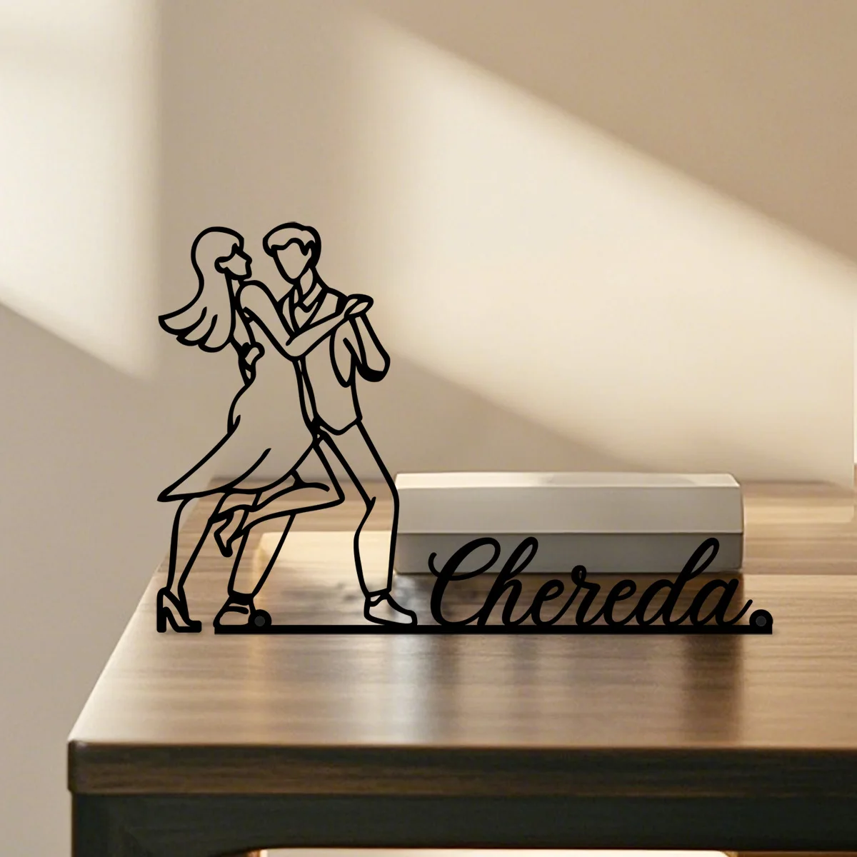 Custom Salsa Style Metal Desk, Salsa Dance Metal Table Sign, Couple Dancer Sculpture Statue, Dancer Name Metal Wire, Dancer Home
Custom Salsa Style Metal Desk, Salsa Dance Metal Table Sign, Couple Dancer Sculpture Statue, Dancer Name Metal Wire, Dancer Home