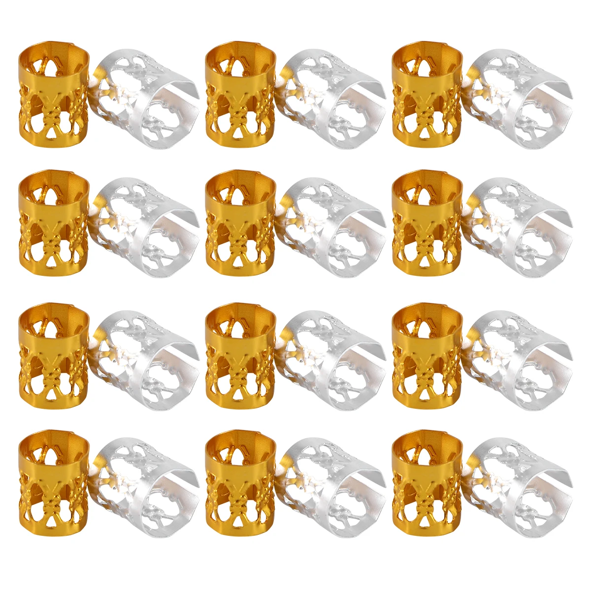 200pcs Hair Extension Ring Dreadlock Crochet Hook Small Braiding Beads Hair Cuffs Lightweight Metal Braid Chunk Style
200pcs Hair Extension Ring Dreadlock Crochet Hook Small Braiding Beads Hair Cuffs Lightweight Metal Braid Chunk Style