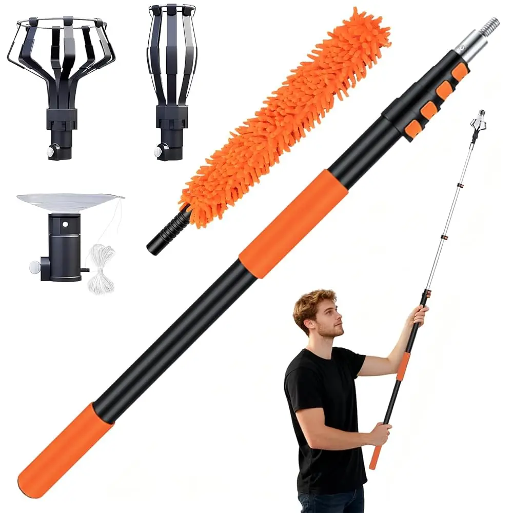 Light Bulb Changer for High Ceilings with 18FT Reach, Telescopic Extension Pole for High Ceilings and Recessed Lights (4-12F
Light Bulb Changer for High Ceilings with 18FT Reach, Telescopic Extension Pole for High Ceilings and Recessed Lights (4-12F