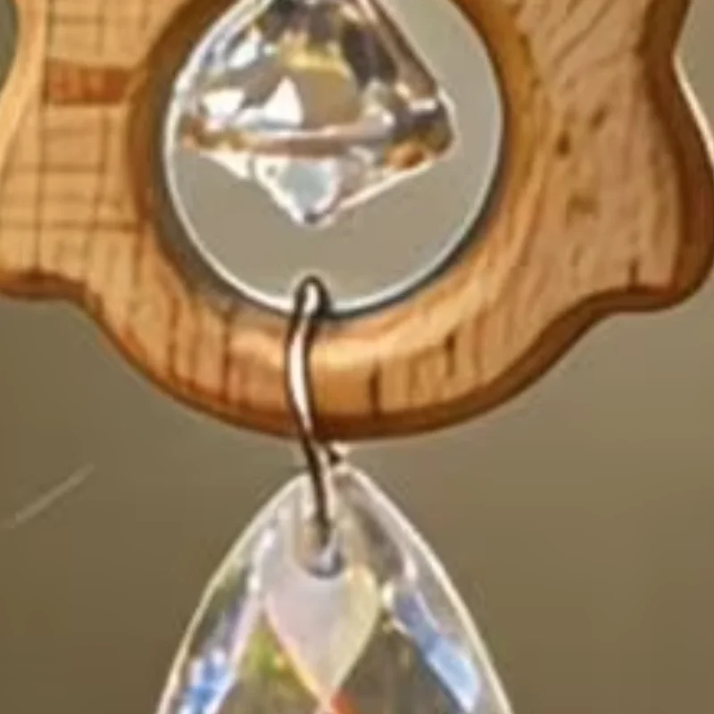Faux Crystal Sun Catcher Window Rainbow Maker Cute Wooden Owl Hanging Decor for Window Balcony Bedroom
Faux Crystal Sun Catcher Window Rainbow Maker Cute Wooden Owl Hanging Decor for Window Balcony Bedroom