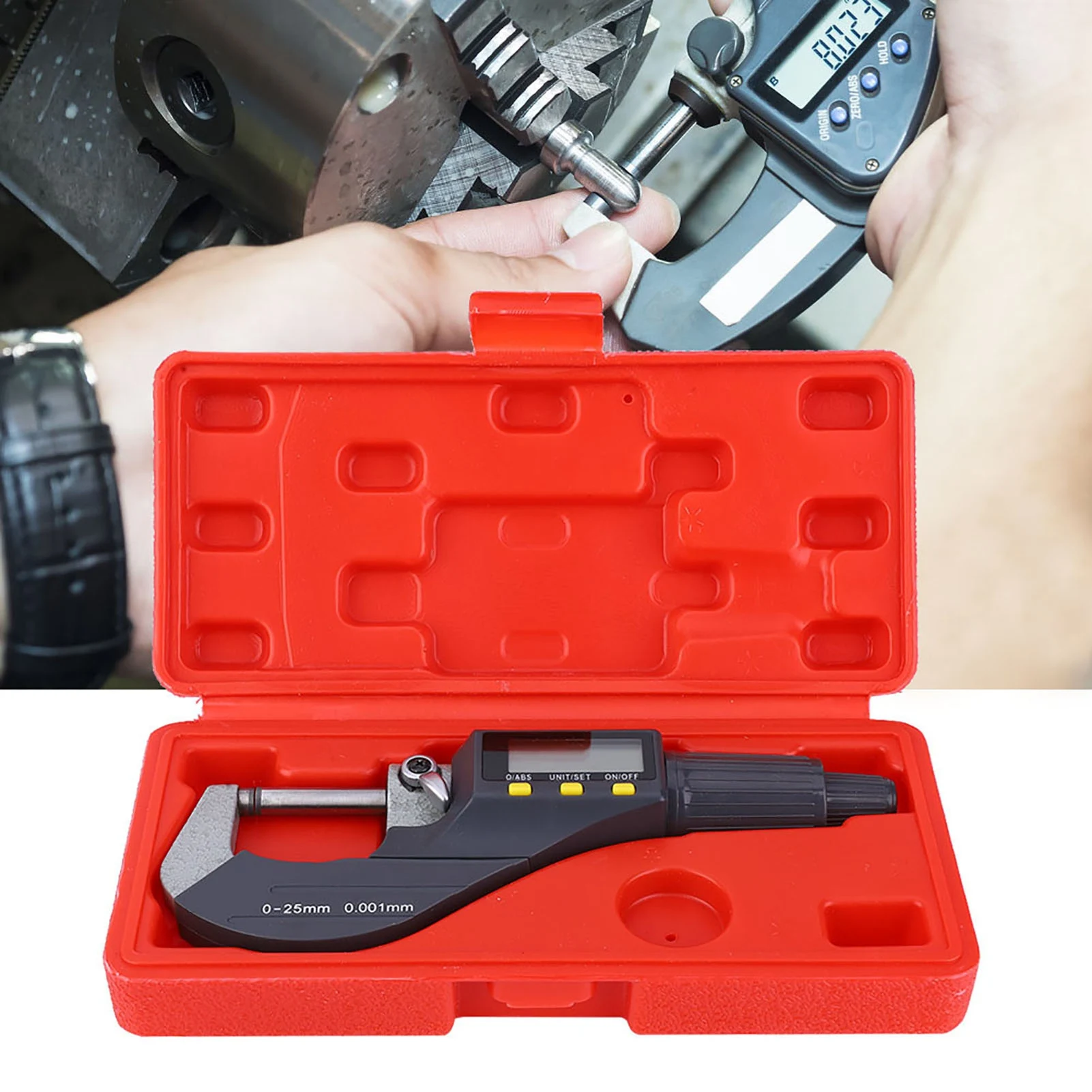 0.001mm Digital Electronic Micrometer Outside Micrometer Caliper Gauge Digital Micrometer Outside Micrometer Micrometer Caliper
0.001mm Digital Electronic Micrometer Outside Micrometer Caliper Gauge Digital Micrometer Outside Micrometer Micrometer Caliper