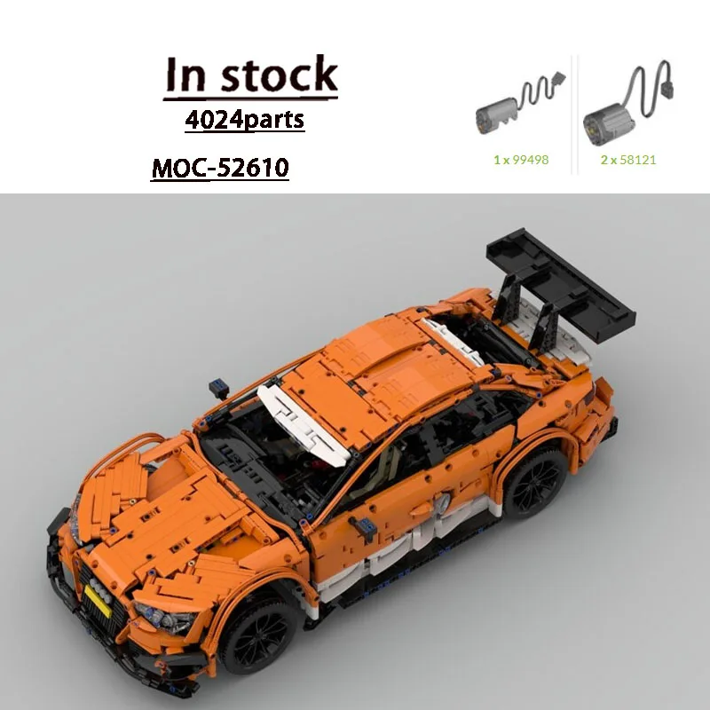 Новая модель гоночного суперкара MOC-52610 с электрическим дистанционным управлением, конструктор из 4024 деталей, подарок на день рождения для взрослых и детей
Новая модель гоночного суперкара MOC-52610 с электрическим дистанционным управлением, конструктор из 4024 деталей, подарок на день рождения для взрослых и детей