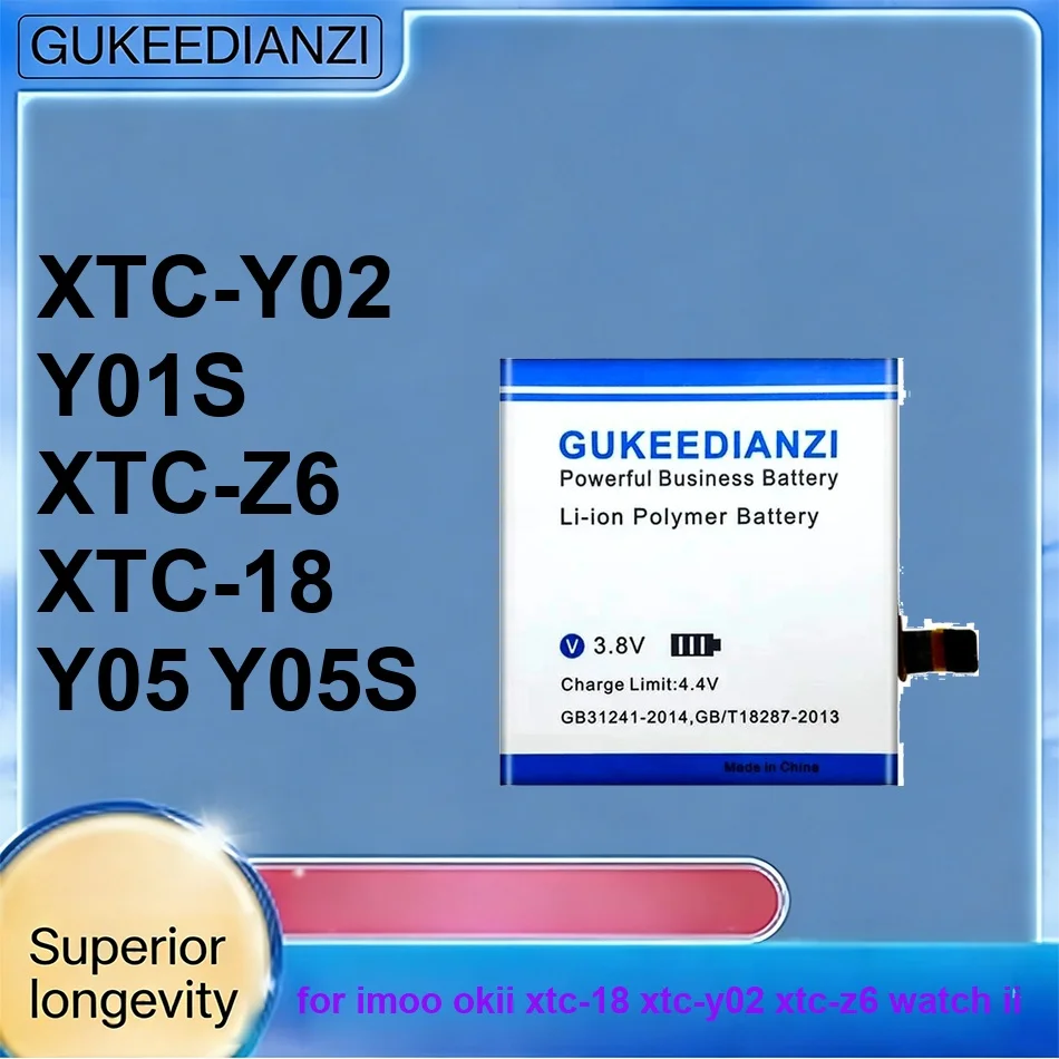 Mobile Phone Battery Safe 450-780mAh For Imoo Okii Xtc-18 Xtc-Y02 Xtc-Z6 Watch II
Mobile Phone Battery Safe 450-780mAh For Imoo Okii Xtc-18 Xtc-Y02 Xtc-Z6 Watch II