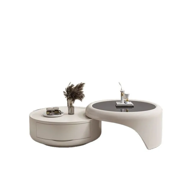 Mother and child coffee table living room 2025 new glass coffee table small apartment simple light luxury modern round cream
Mother and child coffee table living room 2025 new glass coffee table small apartment simple light luxury modern round cream