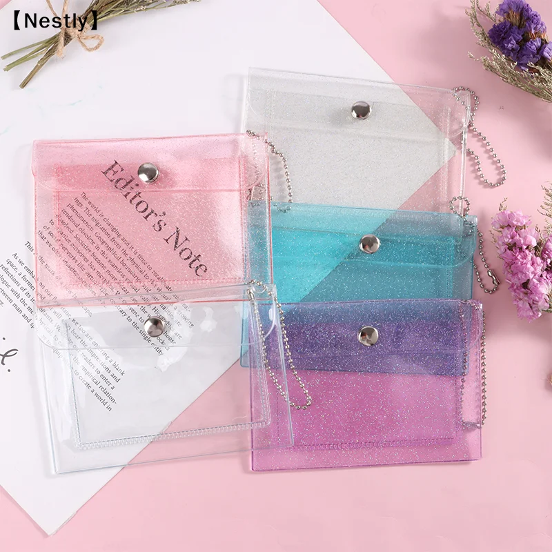 1Pc Women's Credit Card Holder Wallet Fashion Transparent Waterproof PVC Business Card ID Card Wallet Girl Coin Purse Bag〔Nest〕
1Pc Women's Credit Card Holder Wallet Fashion Transparent Waterproof PVC Business Card ID Card Wallet Girl Coin Purse Bag〔Nest〕