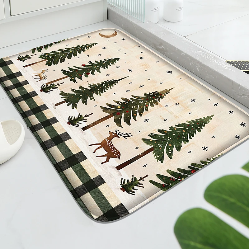 1PC soft and comfortable flannel floor mat, Christmas bedroom mat, living room carpet, bathroom absorbent door mat, entrance mat
1PC soft and comfortable flannel floor mat, Christmas bedroom mat, living room carpet, bathroom absorbent door mat, entrance mat