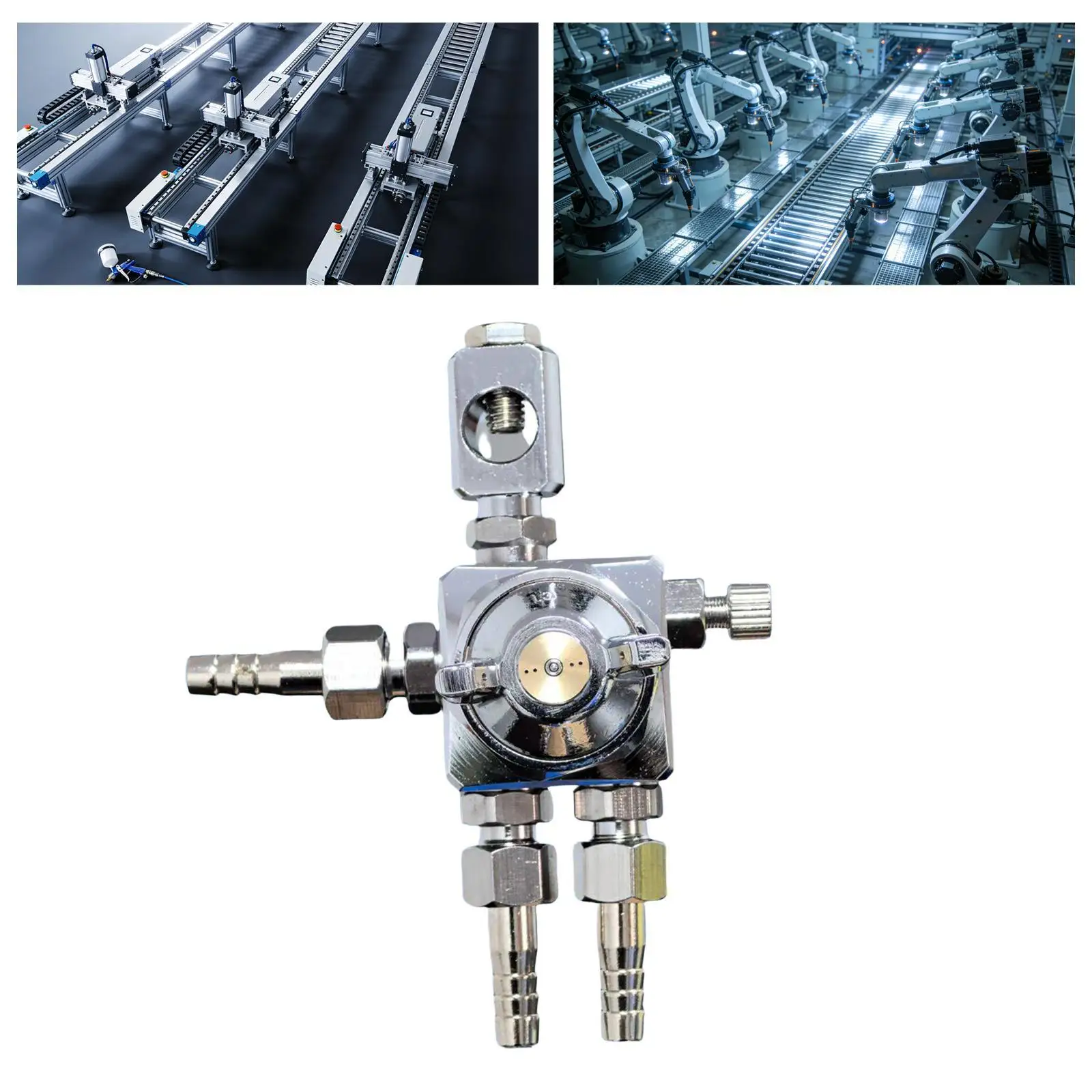 Heavy Duty Atomization Spray Nozzle Adjustable Pressure Feed Liquid Spraying Paint Oil Water Solvent Tool for Automation
Heavy Duty Atomization Spray Nozzle Adjustable Pressure Feed Liquid Spraying Paint Oil Water Solvent Tool for Automation