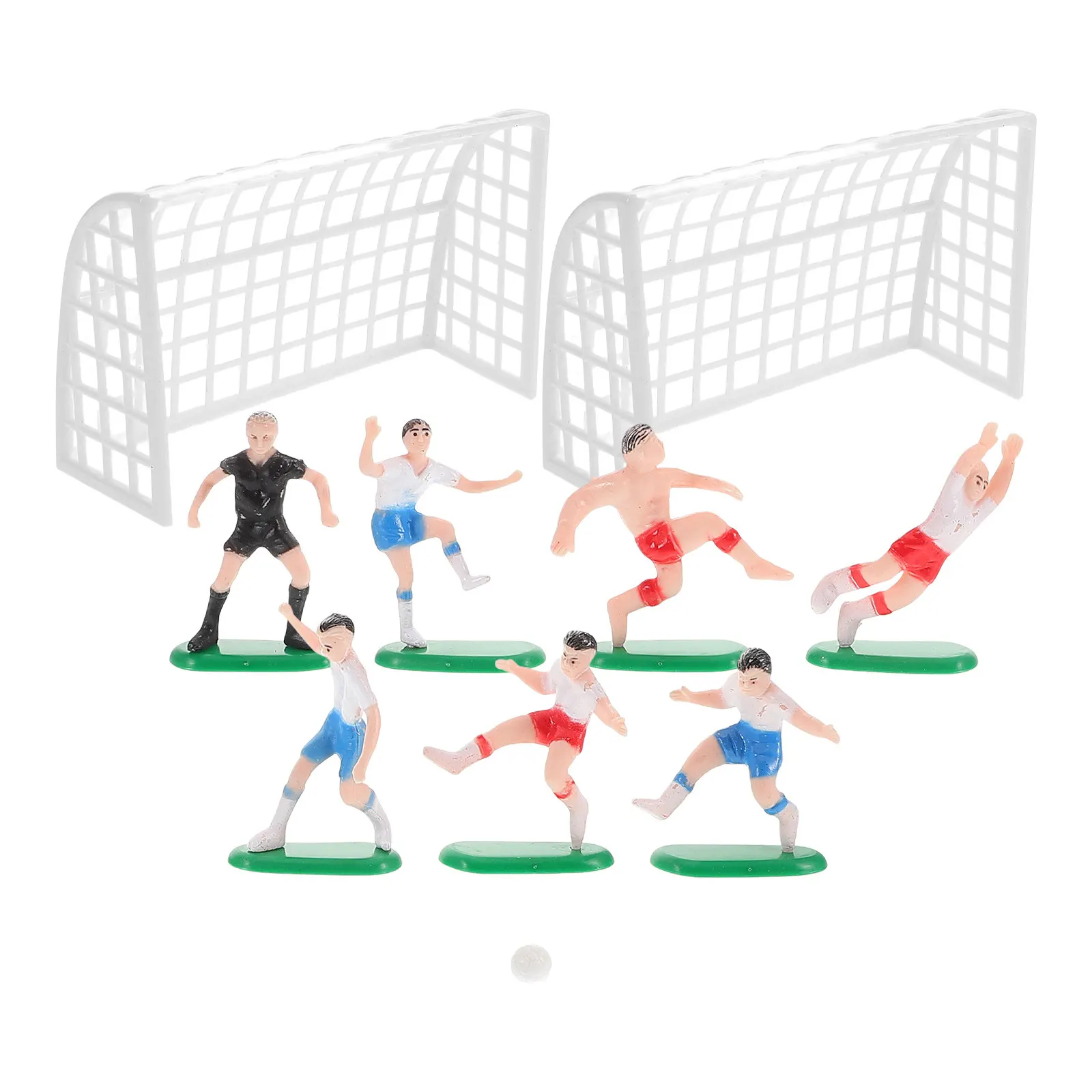 1Set Soccer Decoration Football Player Goal Cake Toppers for Birthday Party Football Sport Theme Miniature Landscape Scene
1Set Soccer Decoration Football Player Goal Cake Toppers for Birthday Party Football Sport Theme Miniature Landscape Scene