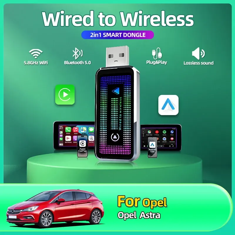2 IN 1 Wireless Adapter Mini Carplay Android auto Wireless for Car Intelligent Systems Upgrade Wifi Portable For Opel Astra
2 IN 1 Wireless Adapter Mini Carplay Android auto Wireless for Car Intelligent Systems Upgrade Wifi Portable For Opel Astra