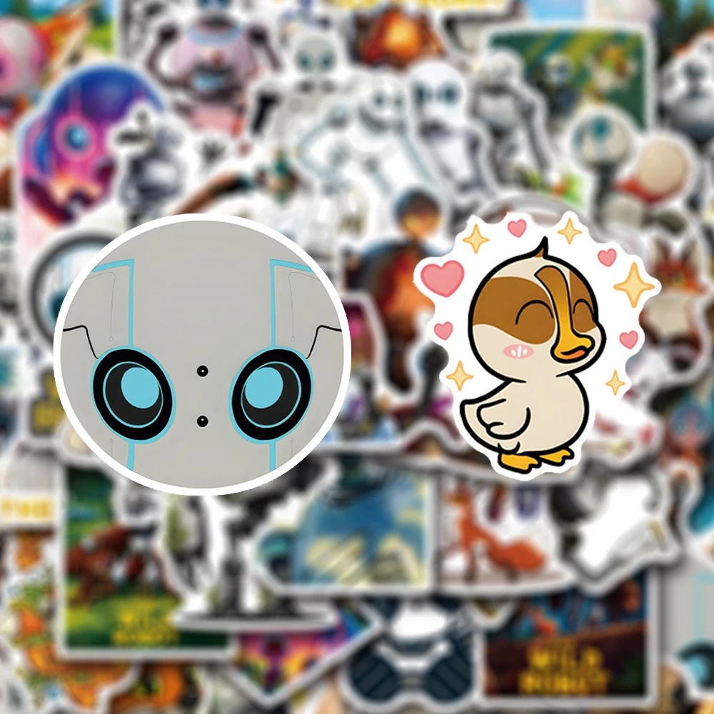 10/30/54pcs The Wild Robot Cartoon Movie Stickers Funny Graffiti Decals Decoration DIY Scrapbook Phone Luggage Sticker Kids Toy
10/30/54pcs The Wild Robot Cartoon Movie Stickers Funny Graffiti Decals Decoration DIY Scrapbook Phone Luggage Sticker Kids Toy