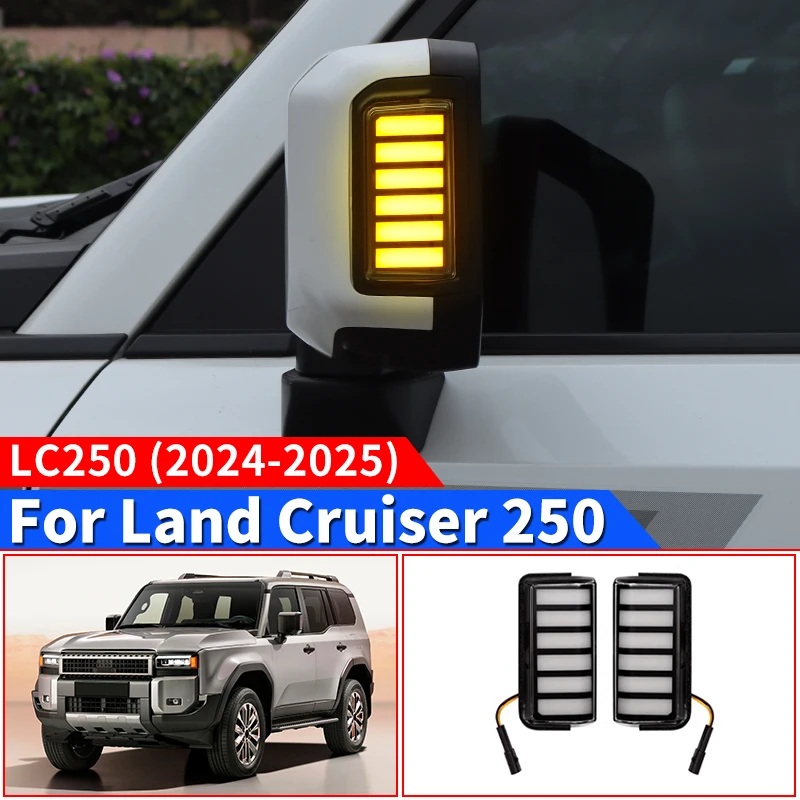 For Land Cruiser Prado LC250 Side Mirror Signal Blinker,Upgraded Accessories 1958 J250 Rearview mirror side light 2024-2025
For Land Cruiser Prado LC250 Side Mirror Signal Blinker,Upgraded Accessories 1958 J250 Rearview mirror side light 2024-2025
