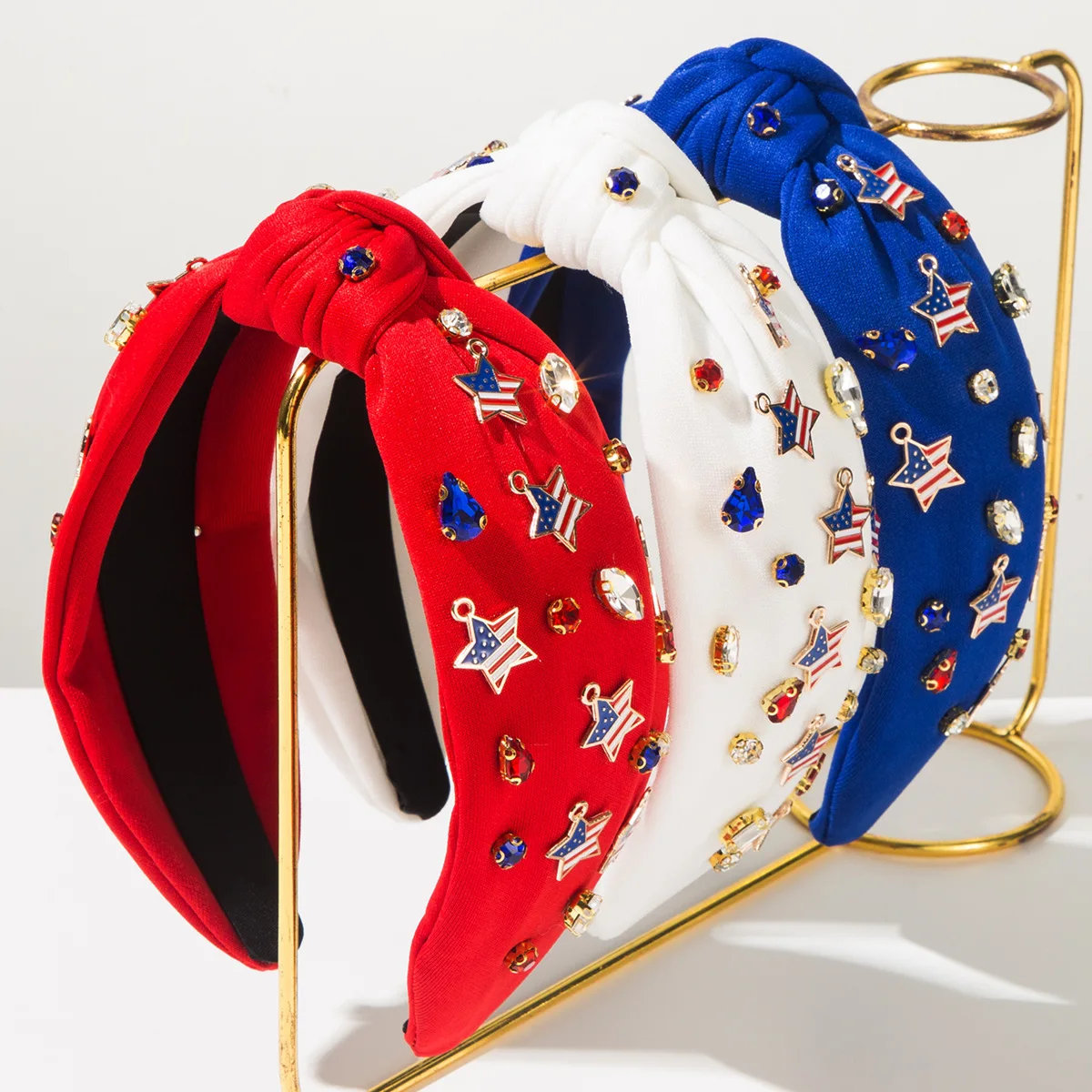 New Creative Flag Series Independence Day Five-pointed Star Diamond Alloy Drip Headband Women's Festival Hair Accessories
New Creative Flag Series Independence Day Five-pointed Star Diamond Alloy Drip Headband Women's Festival Hair Accessories