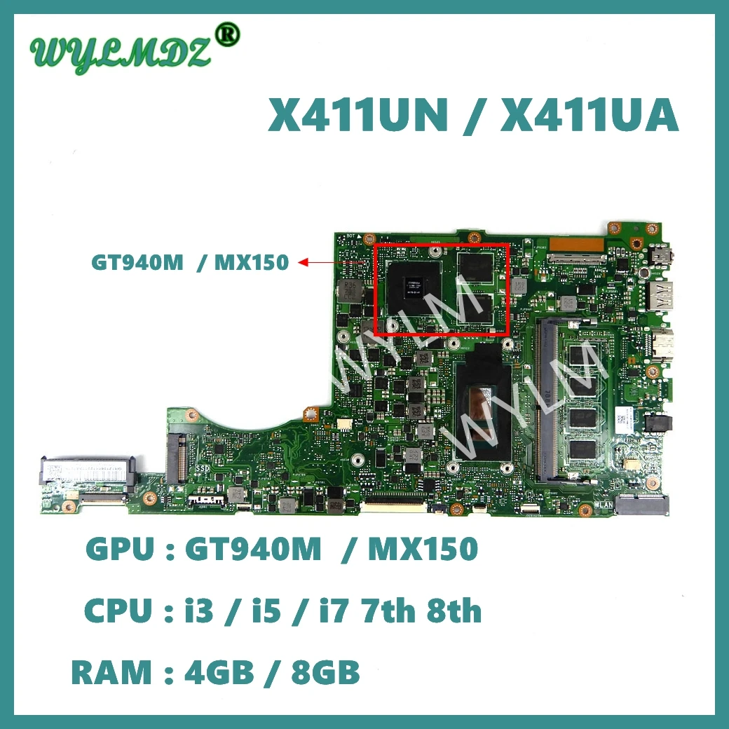 Материнская плата для ноутбука X411UN Материнская плата Asus S4000V X411UQ S4200V X411UF K411UN A411UF K411UQ X411UN X411UV F411UF A411U x411offen
Материнская плата для ноутбука X411UN Материнская плата Asus S4000V X411UQ S4200V X411UF K411UN A411UF K411UQ X411UN X411UV F411UF A411U x411offen