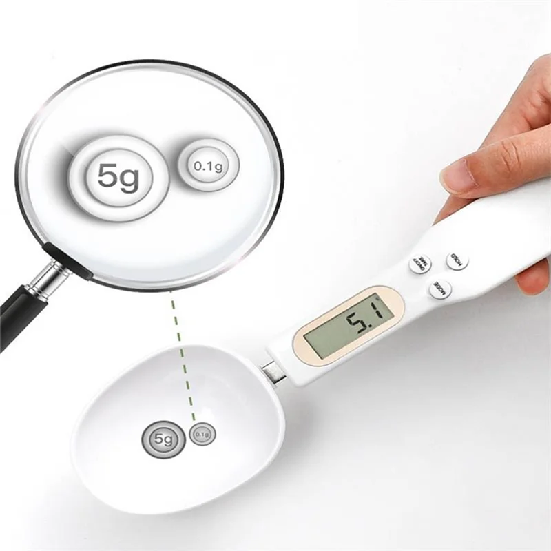 AT69 -Digital Spoon Scale Electronic Measuring Spoon, For Home, High Precision Food Coffee Weigh For Weighted Scale
AT69 -Digital Spoon Scale Electronic Measuring Spoon, For Home, High Precision Food Coffee Weigh For Weighted Scale