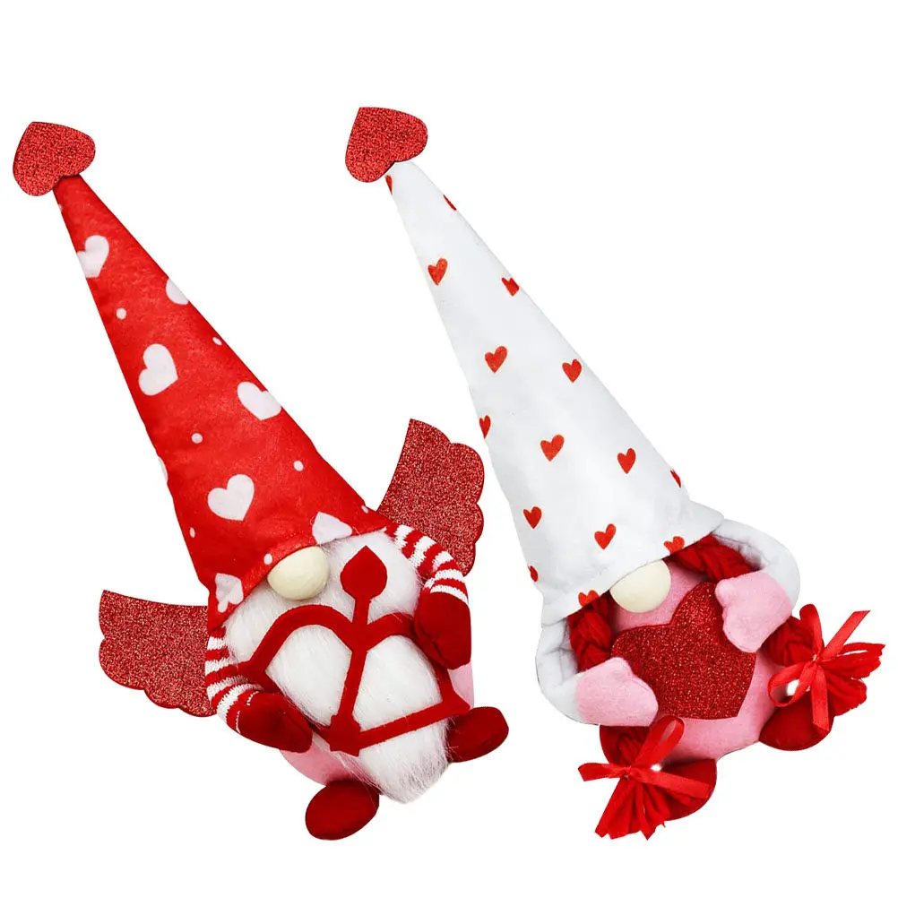 2Pcs Valentine's Day Gnome Ornament Unique Cartoon Gnome Decor Romantic Valentine's Day Gift Desk Window Decoration
2Pcs Valentine's Day Gnome Ornament Unique Cartoon Gnome Decor Romantic Valentine's Day Gift Desk Window Decoration