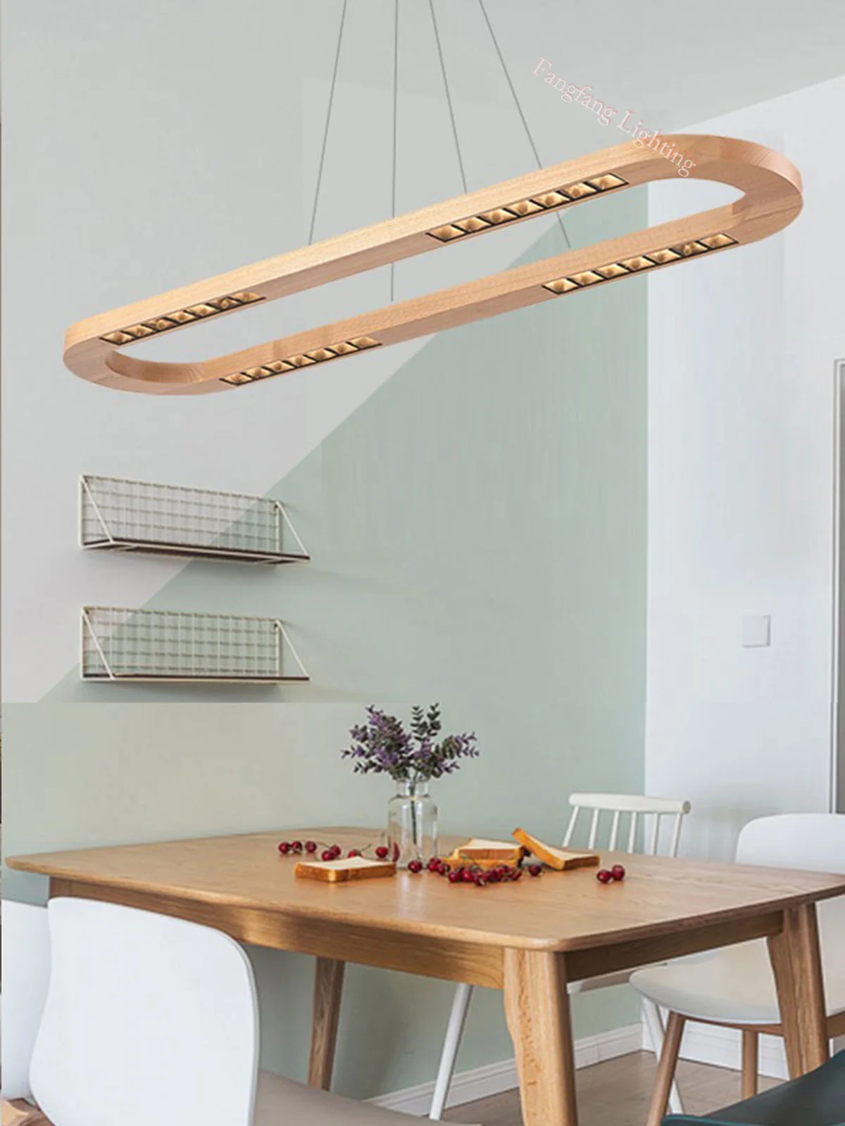 Modern Oval Wooden Pendant Lights Full Spectrum LED Chip Indoor Hanging Lamps Living Sitting Dining Room Kitchen Island Office
Modern Oval Wooden Pendant Lights Full Spectrum LED Chip Indoor Hanging Lamps Living Sitting Dining Room Kitchen Island Office