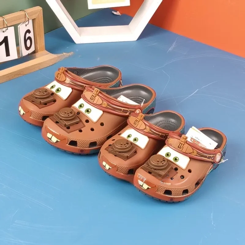 New Hot Summer Slippers Cute Cartoon Lightninged Mcqueens Waterproof Slippers Cosplay Outdoor Sandals Ankle-Wrap Eva Shoes
New Hot Summer Slippers Cute Cartoon Lightninged Mcqueens Waterproof Slippers Cosplay Outdoor Sandals Ankle-Wrap Eva Shoes