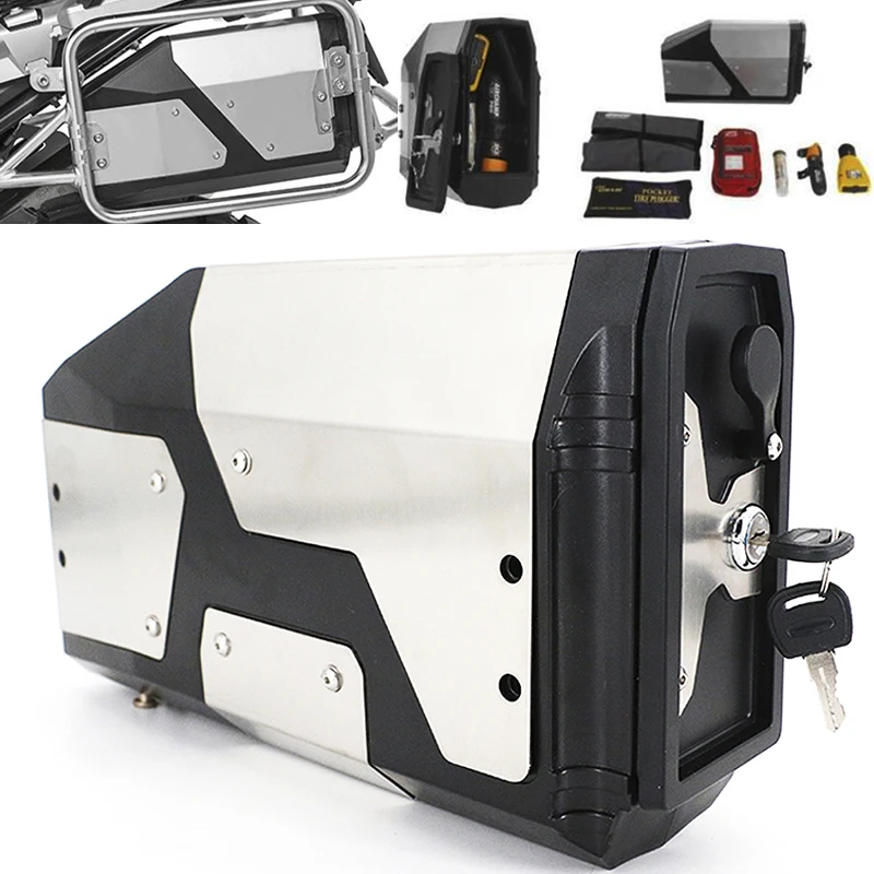 For BMW R1200GS R1250GS Adventure ADV F850GS F750GS Benelli TRK502 4.2L Motorcycle Storage Case Side Bracket Tool Box Accessorie
For BMW R1200GS R1250GS Adventure ADV F850GS F750GS Benelli TRK502 4.2L Motorcycle Storage Case Side Bracket Tool Box Accessorie