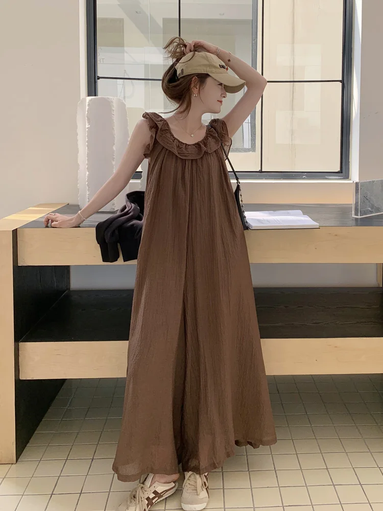 Elegant Summer One-Piece Pants Women's High Waist Wide Leg Loose Fit Slimming Skirt Pants Commute Style Nylon Fabric
Elegant Summer One-Piece Pants Women's High Waist Wide Leg Loose Fit Slimming Skirt Pants Commute Style Nylon Fabric