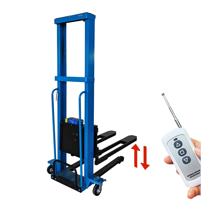 Self Loading Stacker Forklift Machinery 0.5t 1t Self Lifting Stacker Crane with Remote Control Small Unloading Forklift Stacker
Self Loading Stacker Forklift Machinery 0.5t 1t Self Lifting Stacker Crane with Remote Control Small Unloading Forklift Stacker
