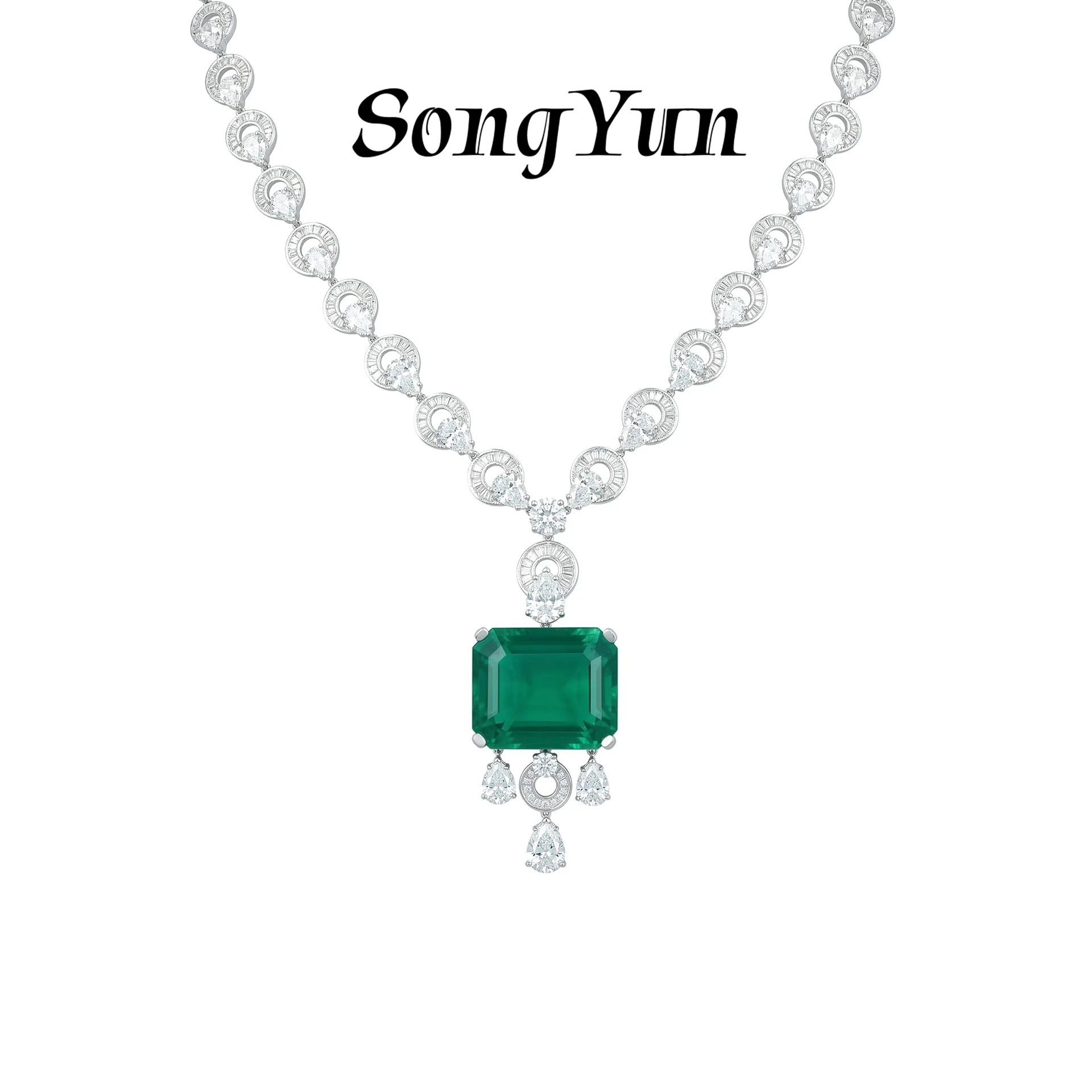 SongYun Jewelry 925 Sterling Silver Necklace Fine HCD Gemstones HCD Diamond Fashion 925 Sterling Silver Pendant Accessories
SongYun Jewelry 925 Sterling Silver Necklace Fine HCD Gemstones HCD Diamond Fashion 925 Sterling Silver Pendant Accessories