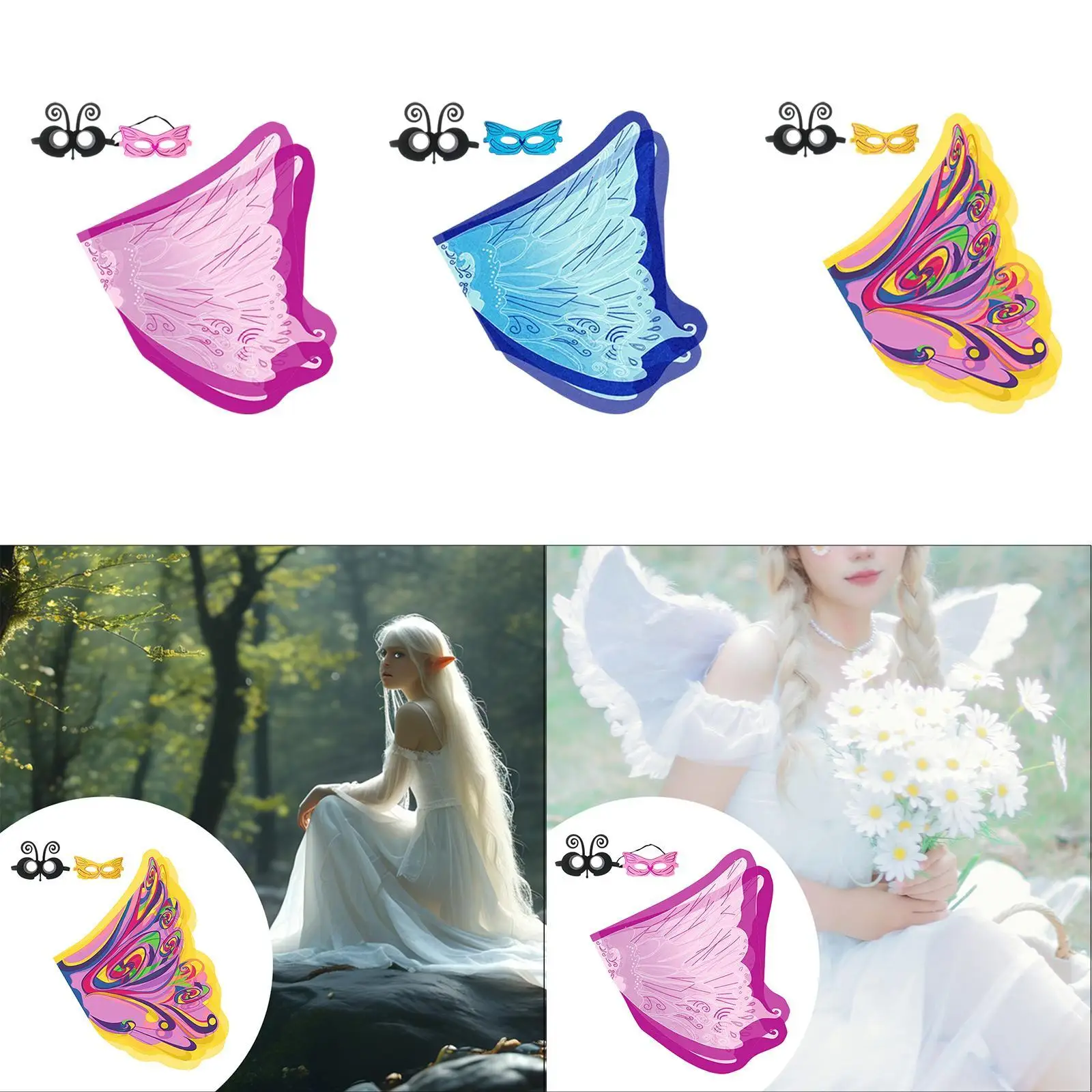 Детская карнавальная накидка с крыльями бабочки для девочек, фея, косплей, подарок на день рождения, вечерние украшения для ролевых игр на Хэллоуин
Детская карнавальная накидка с крыльями бабочки для девочек, фея, косплей, подарок на день рождения, вечерние украшения для ролевых игр на Хэллоуин