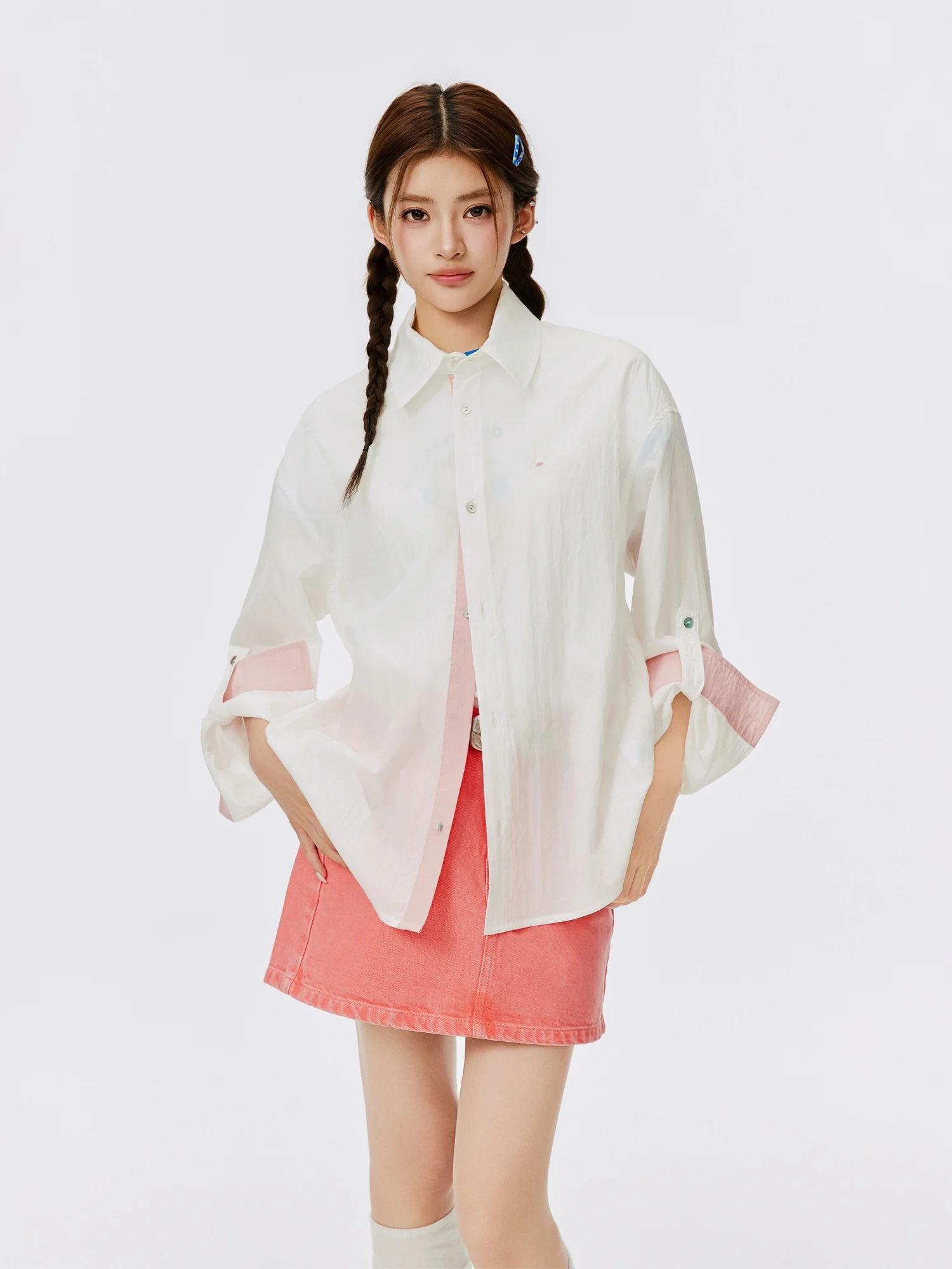 Burgenland Silk Long Sleeve Shirt Women's Loose Lightweight Cool Feeling Sun Protection Shirt Coat Korean Style Breathable Sk...
Burgenland Silk Long Sleeve Shirt Women's Loose Lightweight Cool Feeling Sun Protection Shirt Coat Korean Style Breathable Sk...