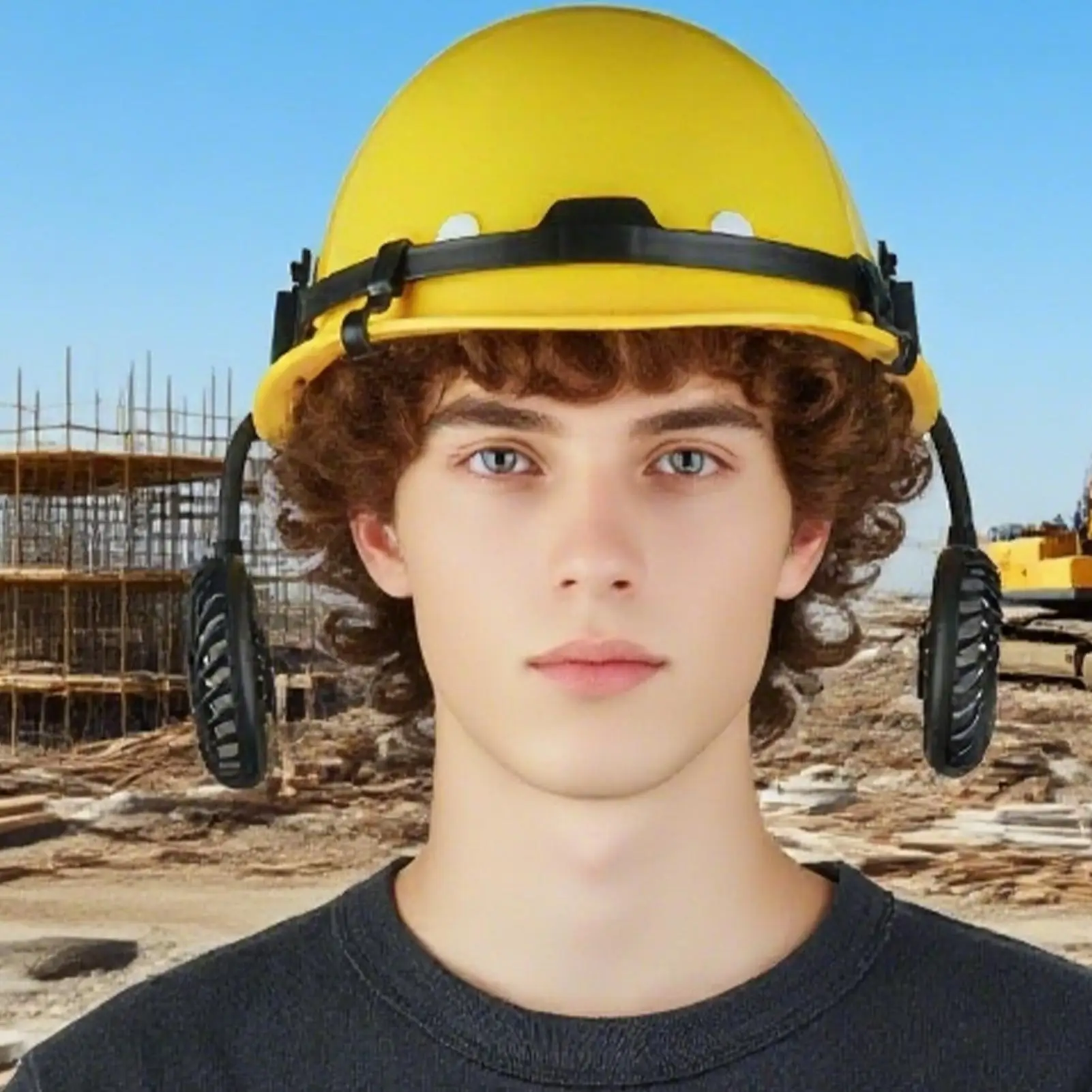 Helmet With Fan Vented Hard Hat Rechargeable Fan Ergonomic Headgear For Work Industrial Construction Site Home Improvement
Helmet With Fan Vented Hard Hat Rechargeable Fan Ergonomic Headgear For Work Industrial Construction Site Home Improvement