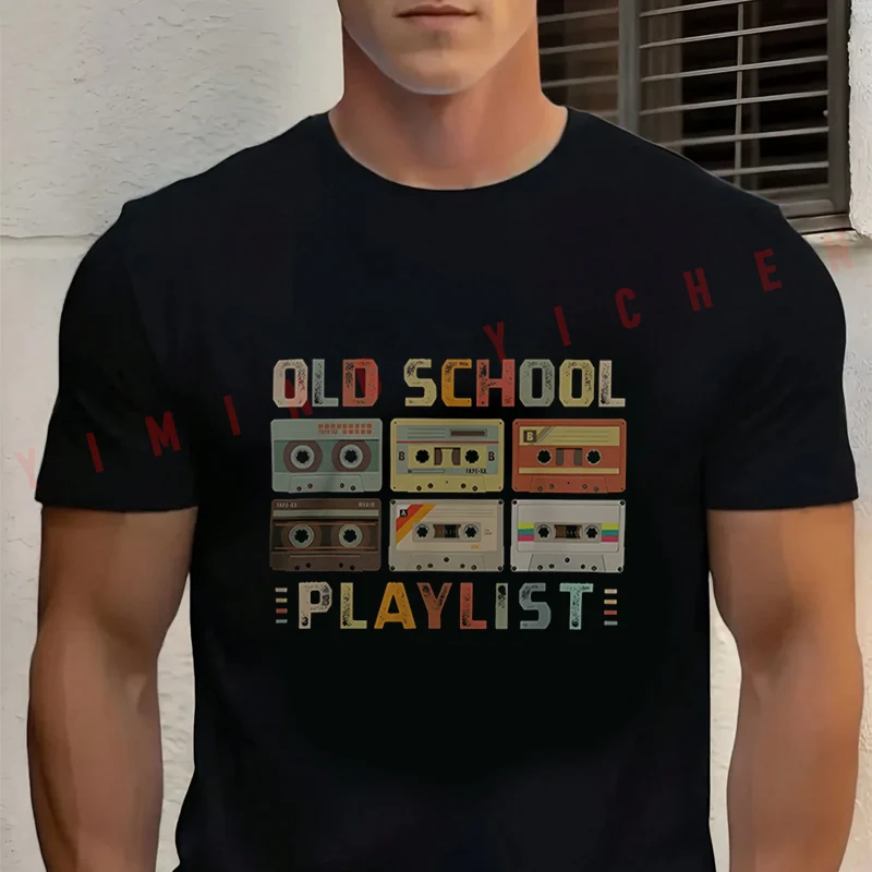 Cassette Tape Music 80s Retro Old School Playlist Moto Men's T-Shirt Cotton O-neck Short Sleeve Fashion Hip Hop Streetwear Tee
Cassette Tape Music 80s Retro Old School Playlist Moto Men's T-Shirt Cotton O-neck Short Sleeve Fashion Hip Hop Streetwear Tee