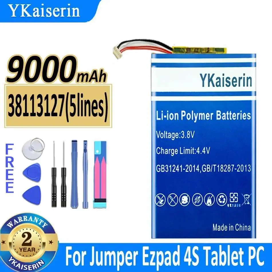For Jumper Ezpad 4S Laptop Long-Lasting Performance 9000Mah Battery 38113127 5Lines Good Low-Temperature
For Jumper Ezpad 4S Laptop Long-Lasting Performance 9000Mah Battery 38113127 5Lines Good Low-Temperature