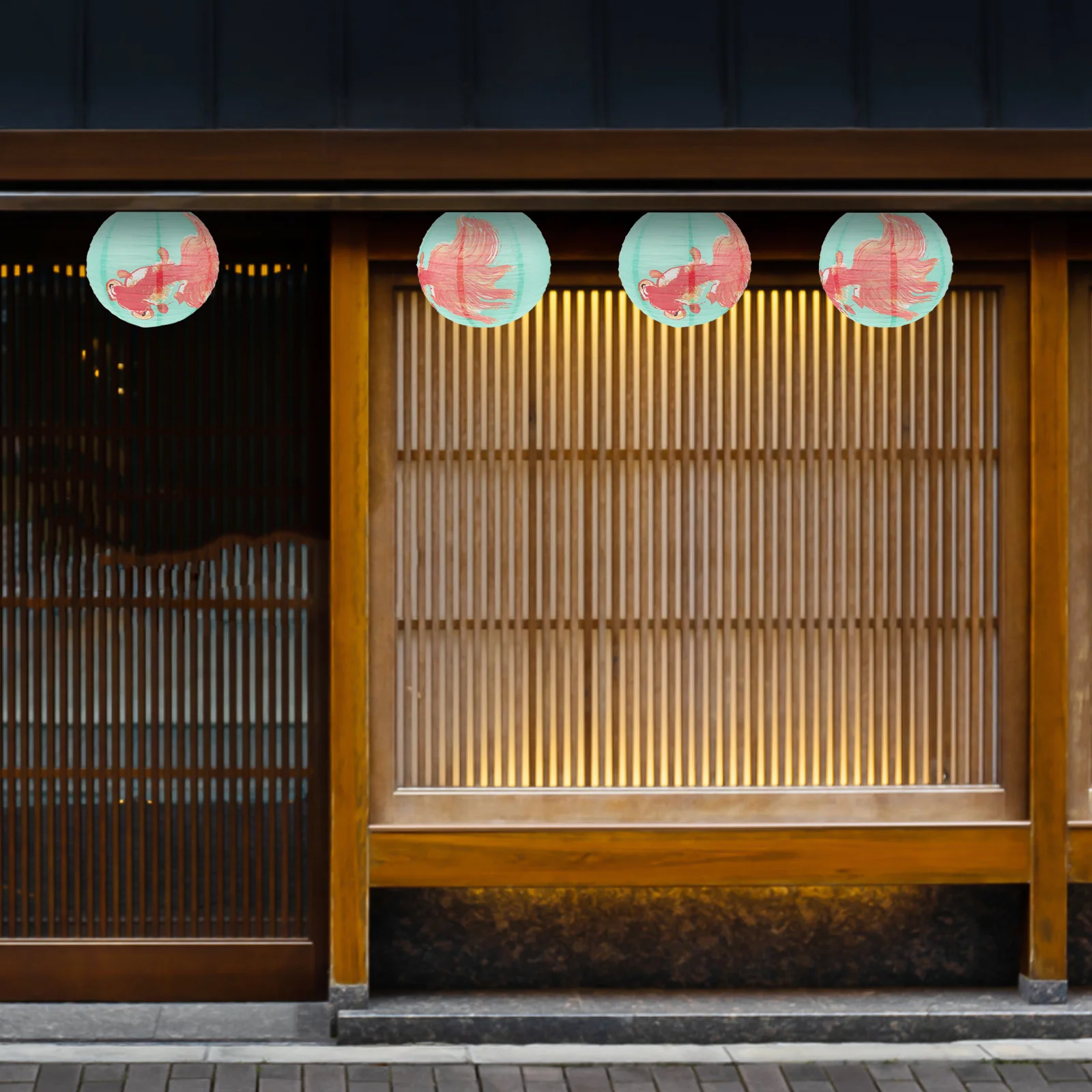 4Pcs Fish Shape Paper Lanterns Japanese Style Restaurant Hanging Lanterns Foldable Rice Paper Decorative for Wedding Festival
4Pcs Fish Shape Paper Lanterns Japanese Style Restaurant Hanging Lanterns Foldable Rice Paper Decorative for Wedding Festival