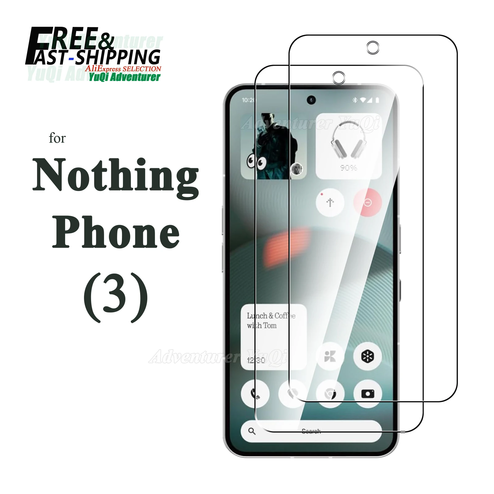 Screen Protector For Nothing Phone 3 Tempered Glass HD 9H Transparent Clear Anti Scratch Case Friendly
Screen Protector For Nothing Phone 3 Tempered Glass HD 9H Transparent Clear Anti Scratch Case Friendly