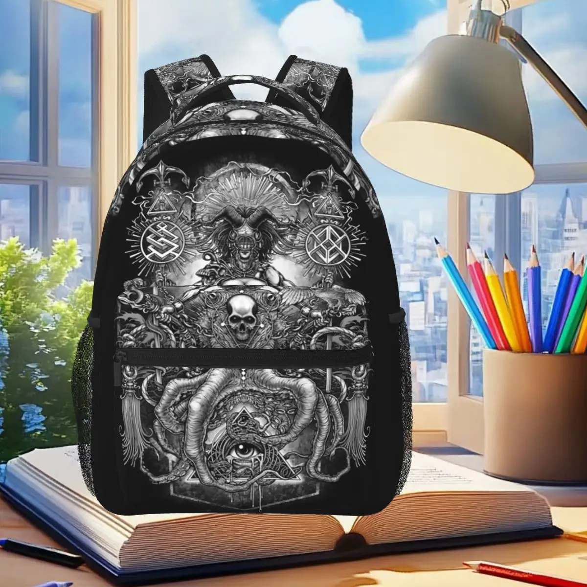 God Of Sacred Octopus Backpack Student Boys Girls BookBag Kids School Bag Laptop Shoulder Bags for Men Women
God Of Sacred Octopus Backpack Student Boys Girls BookBag Kids School Bag Laptop Shoulder Bags for Men Women