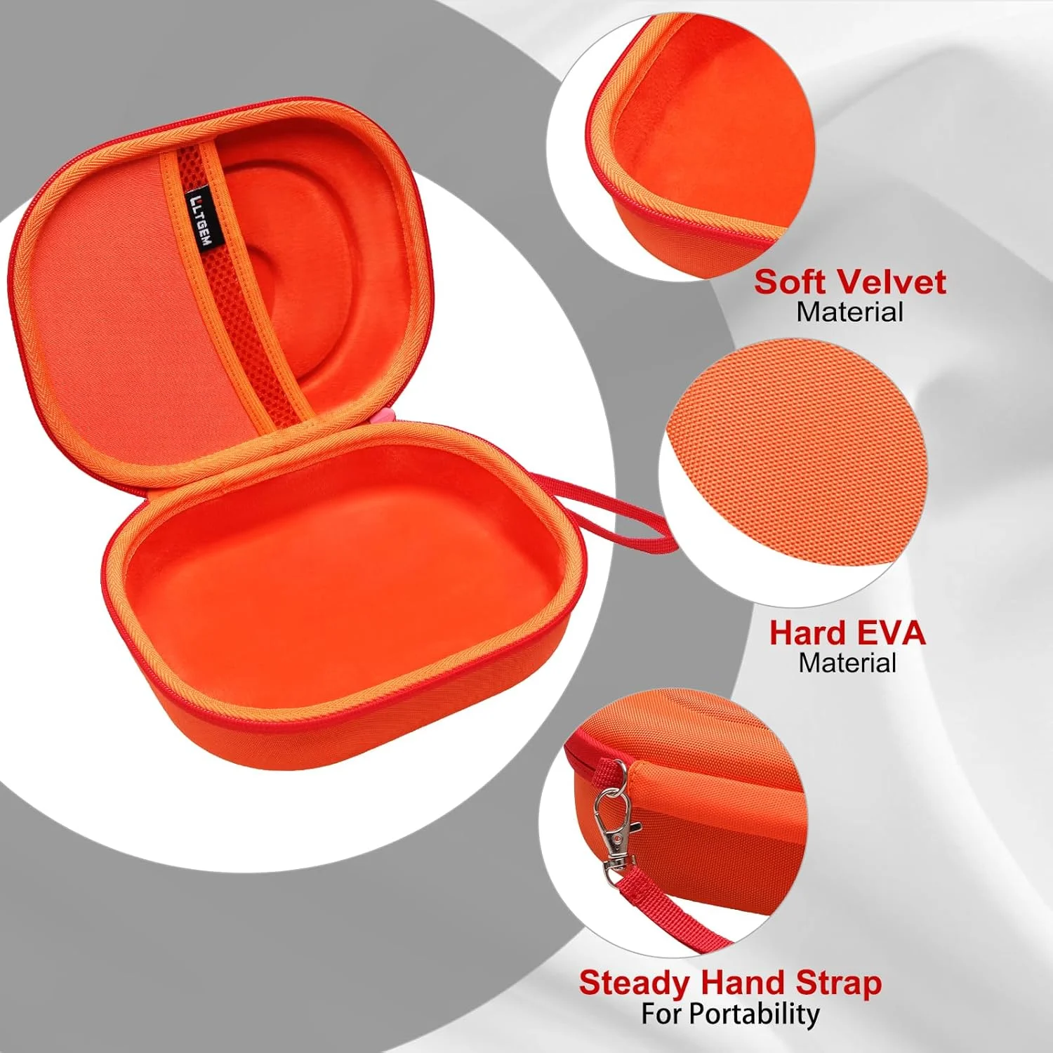 LTGEM EVA Hard Case for JBL Live 770NC/660NC/650BT/460NC/670NC//710BT/720BT/760NC/E45BT Bluetooth Wireless Headphone(Orange)
LTGEM EVA Hard Case for JBL Live 770NC/660NC/650BT/460NC/670NC//710BT/720BT/760NC/E45BT Bluetooth Wireless Headphone(Orange)