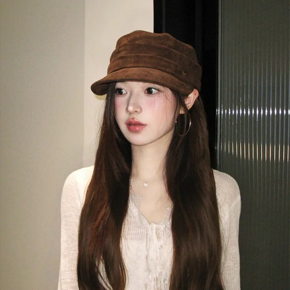 Casual Korean Style Suede Equestrian Hat Chamois Newsboy Cap Flat Cap Warm Retro Retro Painter Hat Outdoor
Casual Korean Style Suede Equestrian Hat Chamois Newsboy Cap Flat Cap Warm Retro Retro Painter Hat Outdoor