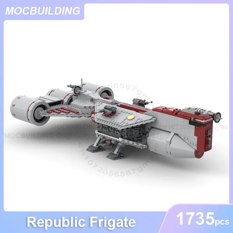 Republic Frigate Charger C70 Refitted Consular-class Cruiser MOC Building Blocks DIY Assemble Bricks UCS Xmas Toys Gifts 1735PCS
Republic Frigate Charger C70 Refitted Consular-class Cruiser MOC Building Blocks DIY Assemble Bricks UCS Xmas Toys Gifts 1735PCS