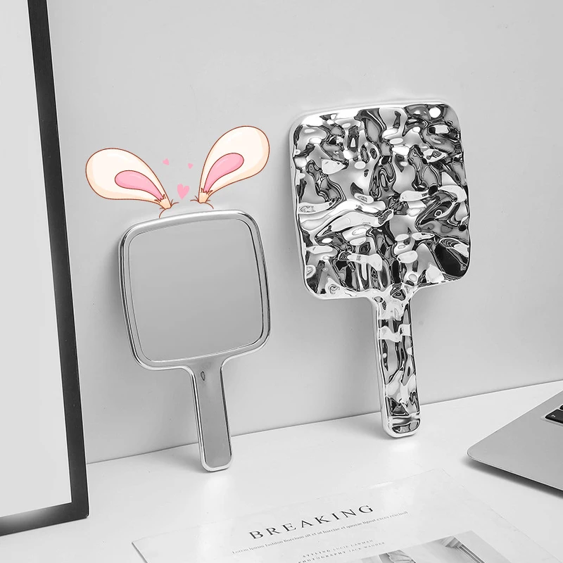 Portable Travel Water Ripple Electroplate Handheld Makeup Mirror Clear High Quality Beauty Tools
Portable Travel Water Ripple Electroplate Handheld Makeup Mirror Clear High Quality Beauty Tools