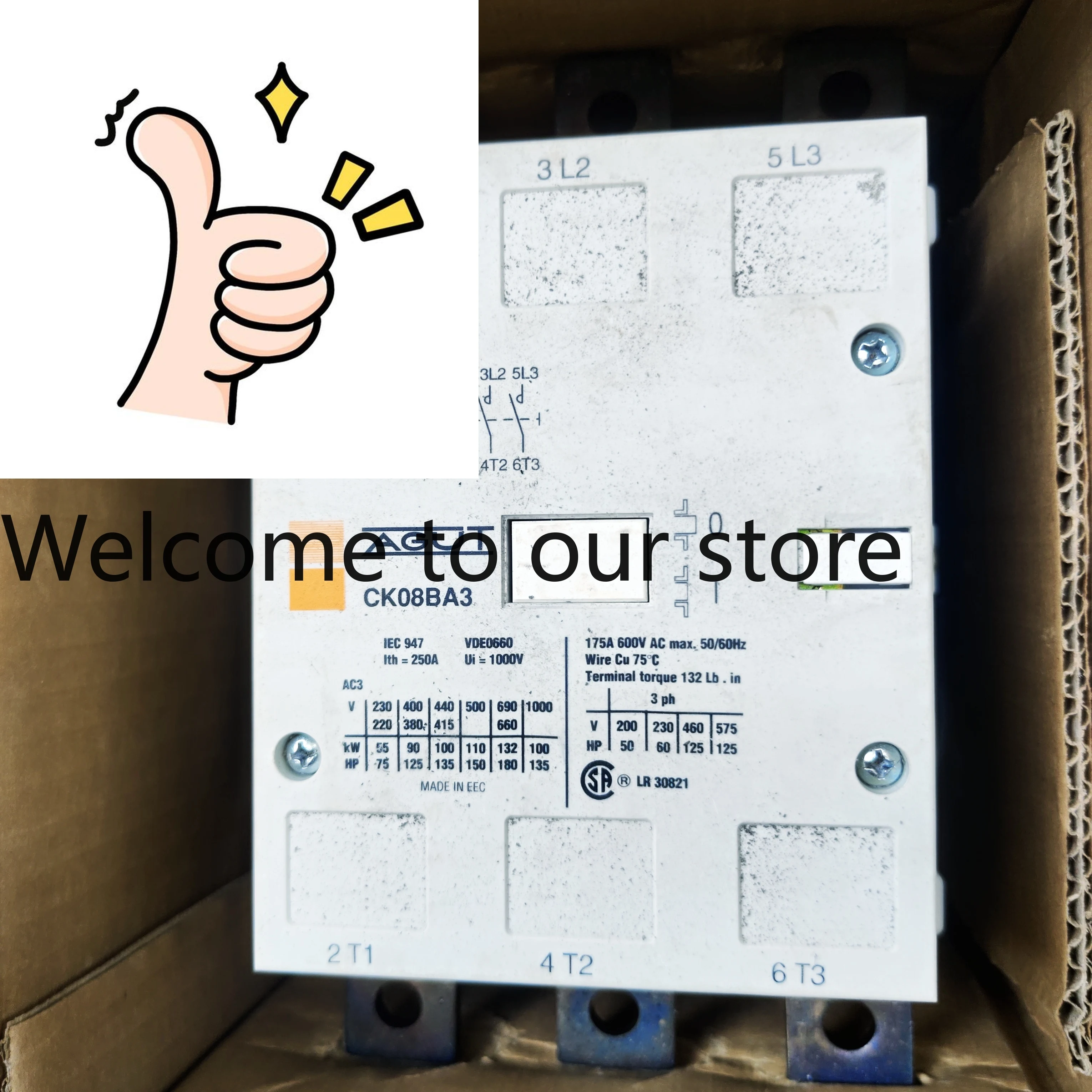 AGUT CK08BA3 CK08BA311N 220VAC
AGUT CK08BA3 CK08BA311N 220VAC