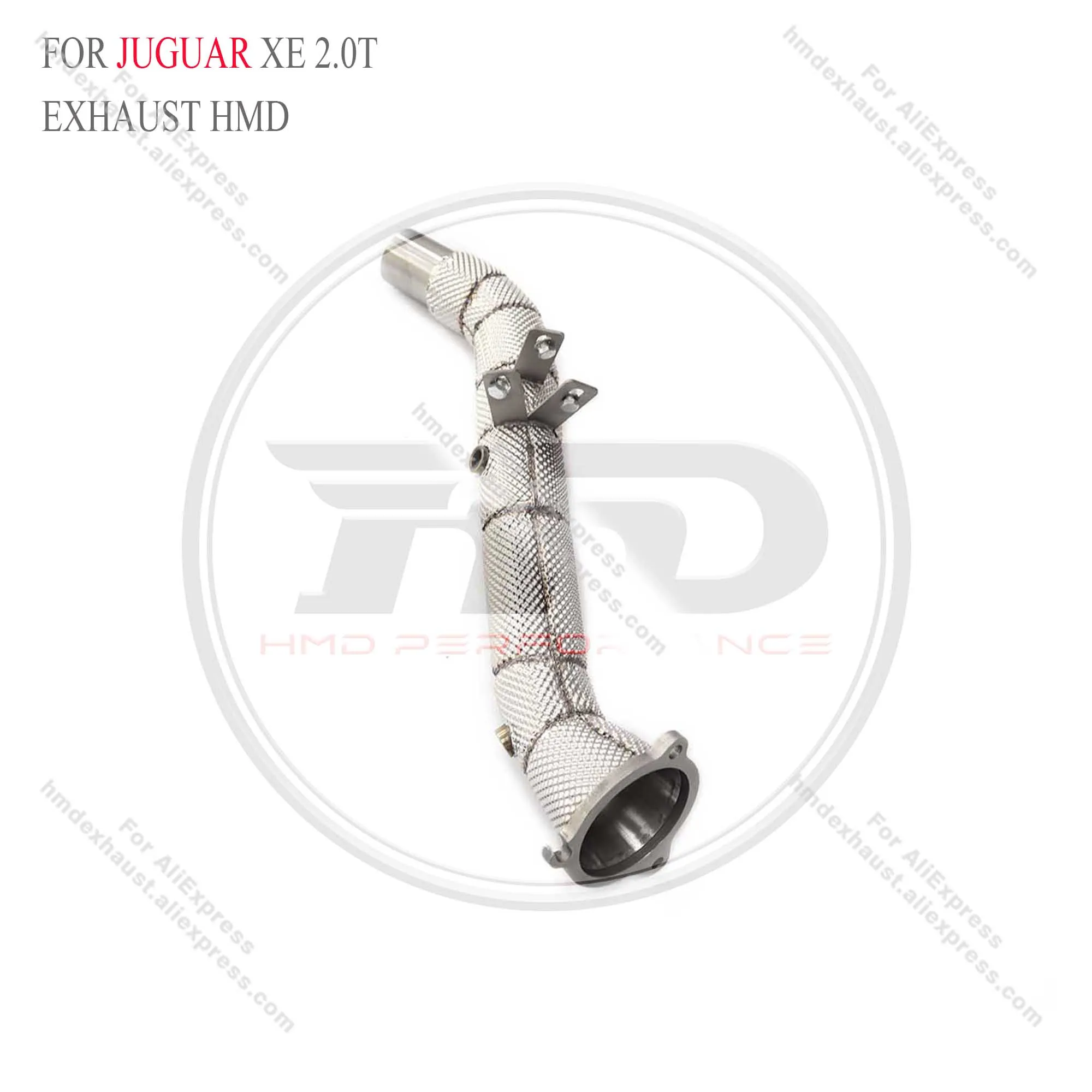 HMD Exhaust System Downpipe for Jaguar XE 2.0T High Flow Performance Racing pipe with heat shield
HMD Exhaust System Downpipe for Jaguar XE 2.0T High Flow Performance Racing pipe with heat shield