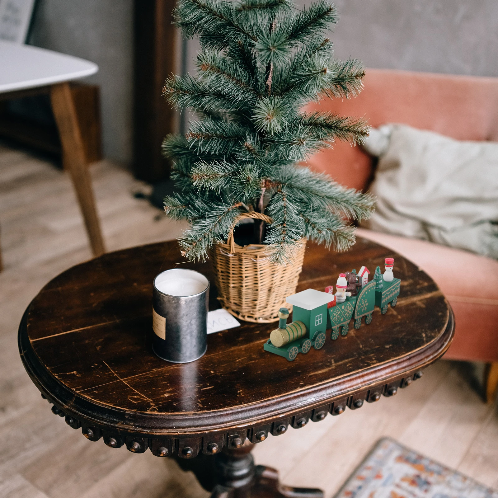 Christmas Four Carriages Wooden Train Cartoon Ornament Desktop Decoration Xmas Ornament Festive Tabletop Adornment
Christmas Four Carriages Wooden Train Cartoon Ornament Desktop Decoration Xmas Ornament Festive Tabletop Adornment